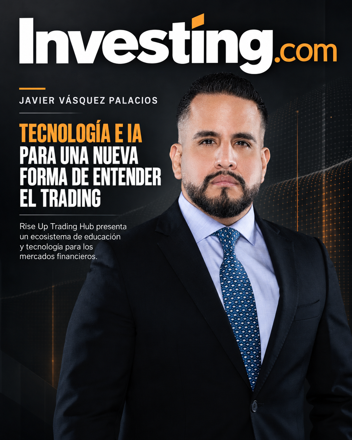 Portada Investing.com con Javier Vásquez Palacios